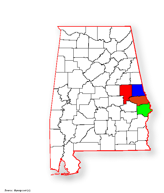 Counties - East Alabama Mental Health Center